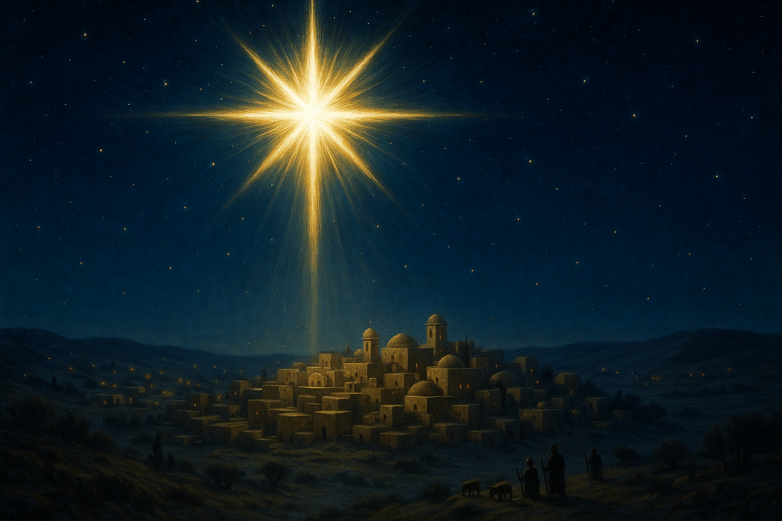 The star the night Jesus was born